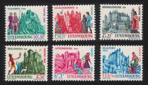 Luxembourg Castles 1st series 6v 1969 MNH SG#846-851 MI#798-803