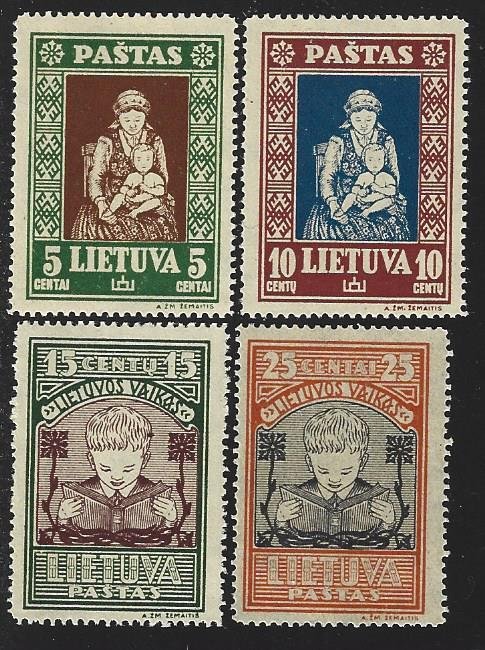 Lithuania #277c-k, Various Activities, MNH*-