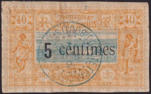 Somali Coast 1902 #28 f u f