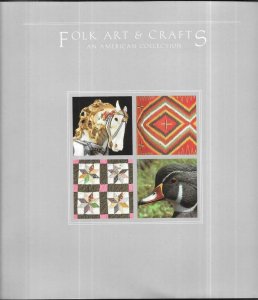 FOLK ART & CRAFTS-AN AMERICAN COLLECTION USPS ISSUE-CV $65.00