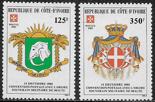 Ivory Coast #756-7 MNH Set - Coat of Arms