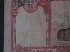 NEPAL-1987 STATE BANK -$ 5 RUPEES-CIRCULATED-VF-37-YEARS OLD