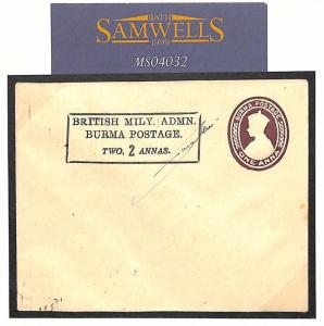 MS4032 KGV BURMA Military Stationery 2A