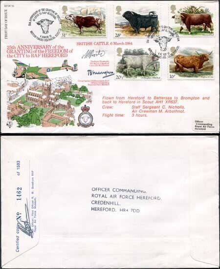 RFDC25 British Cattle Signed by M.J. Proctor and T.B. Sherrington (A)