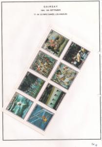 SCOTLAND - GAIRSAY - 1984 - L A Olympics -  Perf 8v Sheet - M L H