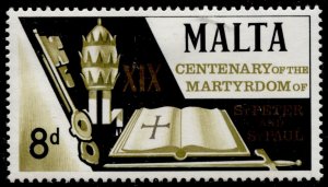 Malta #365 Martyrdom Peter & Paul Issue MLH