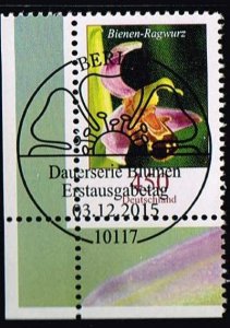 Germany 2015,Sc.#2885 used, Flower: Bee orchid (Ophrys apifera)