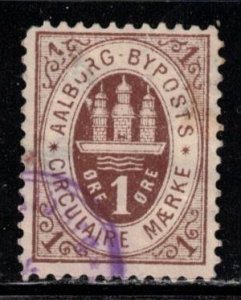 DENMARK Aalbourg Local Post Used