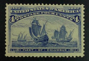 MOMEN: US STAMPS #233 MINT OG H LOT #54804