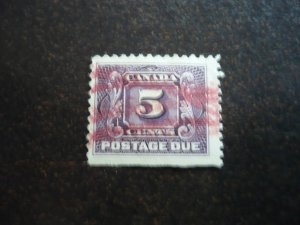 Stamps - Canada - Scott# J4 - Used Part Set of 1 Stamp