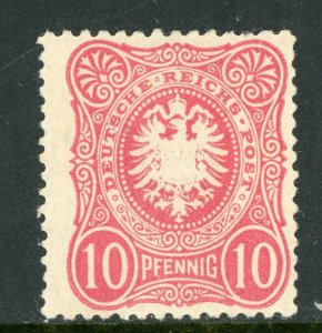 Germany 1875 Empire 10 Pfennig Scott #39 Rose Mint B194