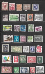 WORLDWIDE Mixture Lot Page #375 Used Singles Collection / Lot
