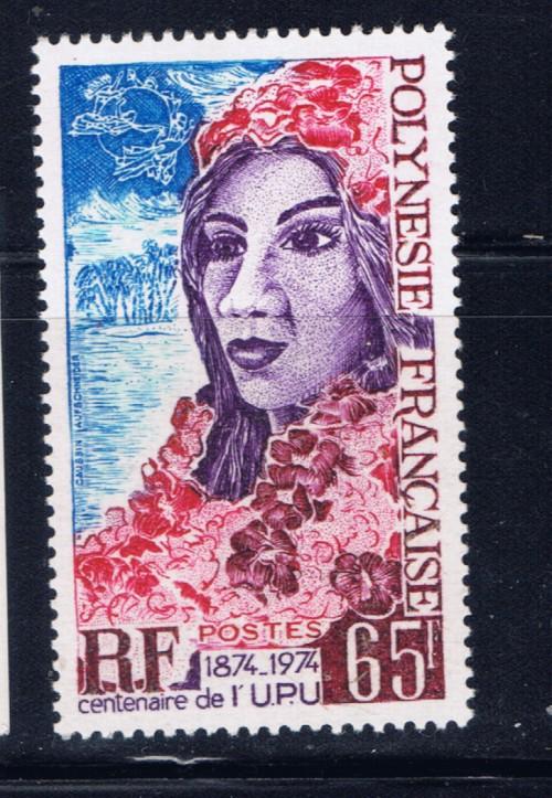 French Polynesia 284 Lightly Hinged 1974 UPU  