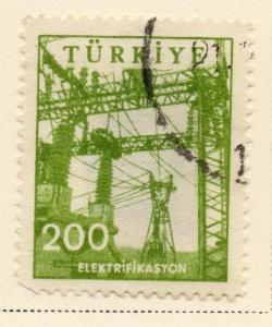 Turkey 1959-60 Early Issue Fine Used 200k. 093976