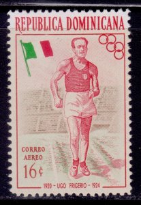 Dominican Republic, 1957, Olympian, Ugo Frigerio, 16c,  sc#C98, MNH