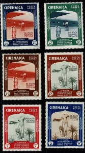 Cyrenaica #C24-29 MH complete jumbo issue