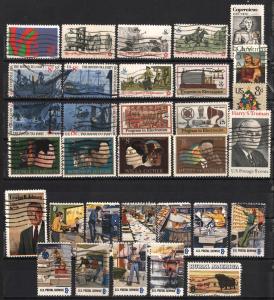 Commemoratives of 1973 (32 Stamps) Used