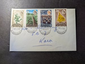 1963 British Rhodesia and Nyasaland Souvenir Cover Karoi Local Use