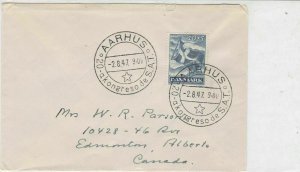 denmark 1947  stamps cover ref 19626