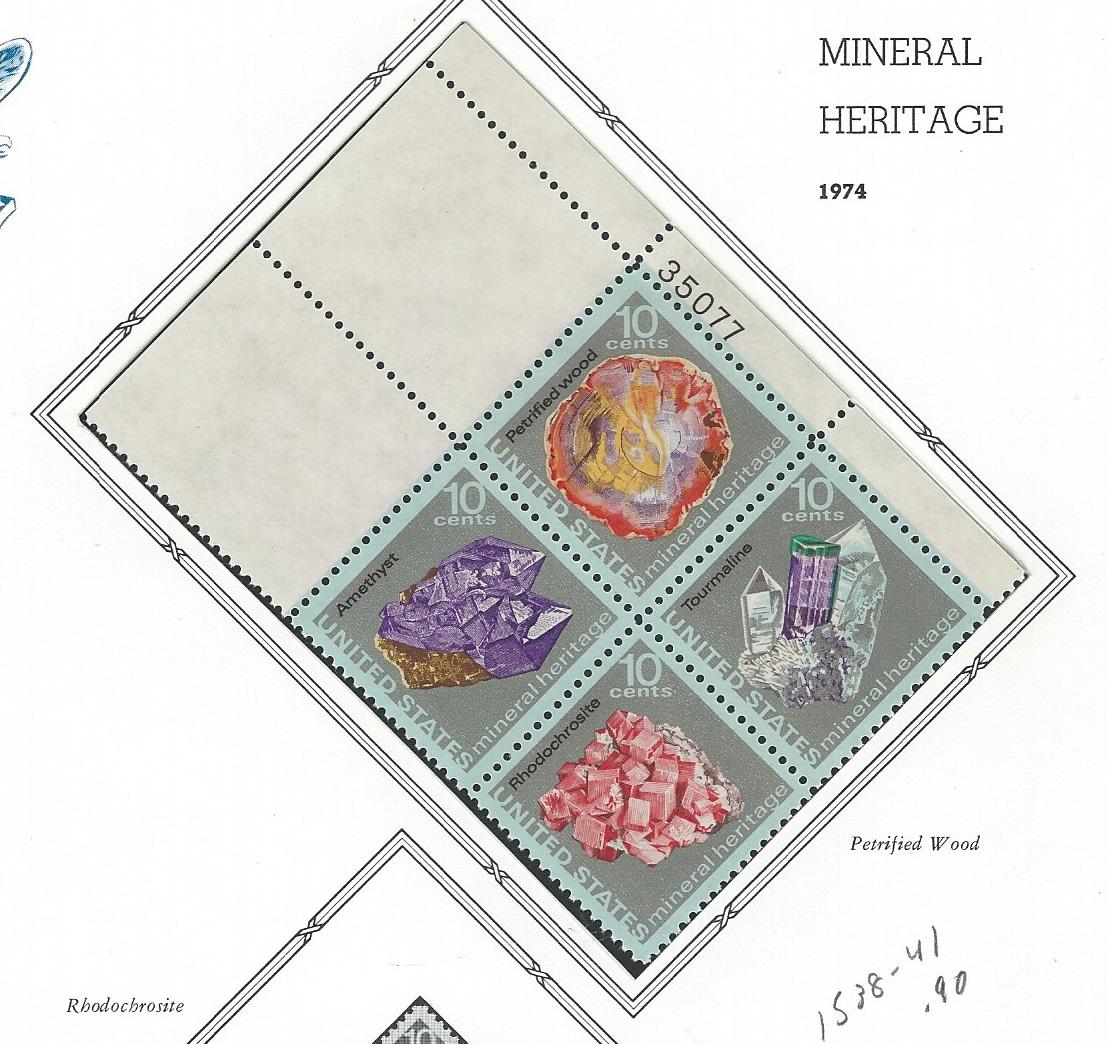 United States Plate Block mnh SC 1538 1541 United States, General