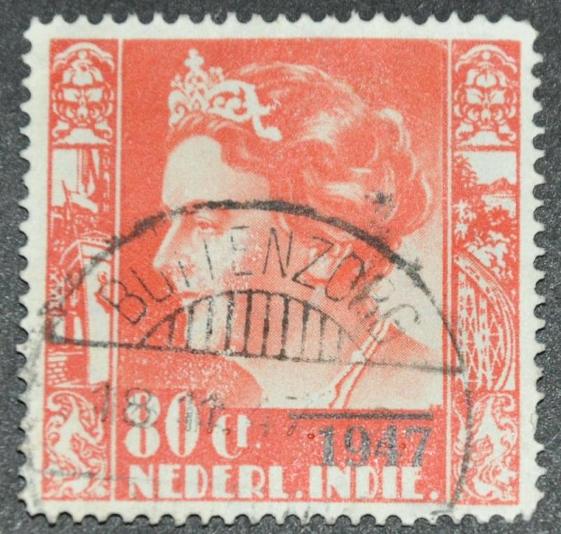 DYNAMITE Stamps: Netherlands Indies Scott #185  USED