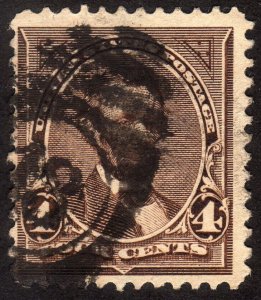 1895, US 4c, Lincoln, Used, Sc 269