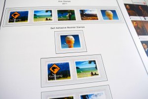 COLOR PRINTED NEW ZEALAND 2011-2015 STAMP ALBUM PAGES (98 illustrated pages)