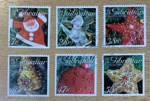 GIBRALTAR 2004 CHRISTMAS SET SG1107/1112 FINE USED