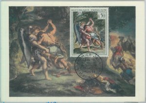 81269 - FRANCE - Postal History - FDC MAXIMUM CARD - ART 1963 Angels-