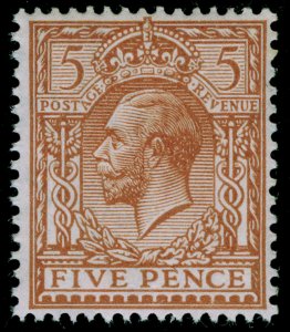 SG381 SPEC N25(2), 5d reddish brown, NH MINT.  RPS CERT