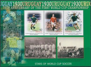 Tuvalu 2005 SG1164-1166 World Cup 75th Year sheetlet MNH