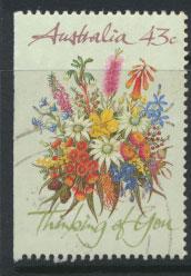 SG 1231  SC# 1164b  Used  left margin imperf Wildflowers 