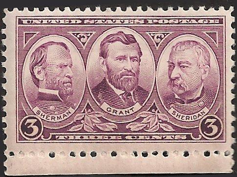 # 787 MNH - SCV-0.40 - THREE GENERALS