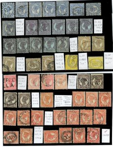 aa5616 - Australia QUEENSLAND - STAMP - Very nice LOT of USED STAMPS