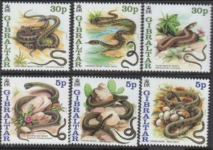 2001 Gibraltar 955-960 Reptiles 4,00 €