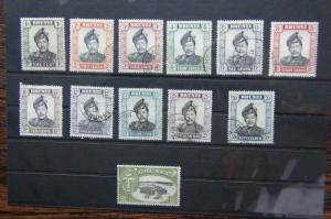 Brunei 1964 - 1972 values to $1 Fine Used