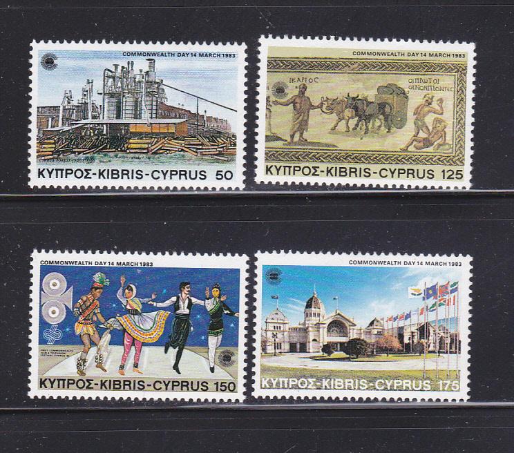 Cyprus 591-594 Set MNH Commonwealth Day (B)