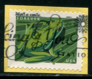 5397 US (55c) Frogs - American Green Tree Frog SA, used on paper