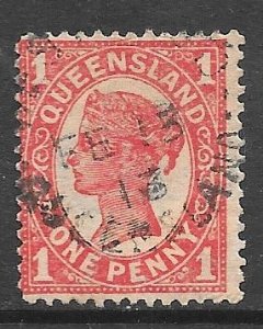 Australian States Queensland 113: 1p Queen Victoria, used, AVG