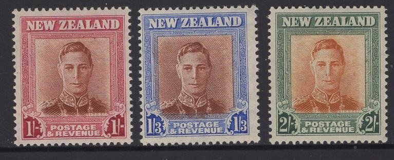 NEW ZEALAND, 265-267  MINT HINGED