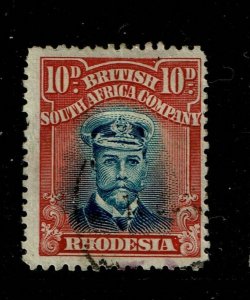 Rhodesia SG# 270, Used, Hinge Rem, appears to be red, not carmine - S13640