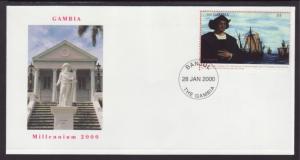 Gambia Millennium 2000 U/A FDC BIN