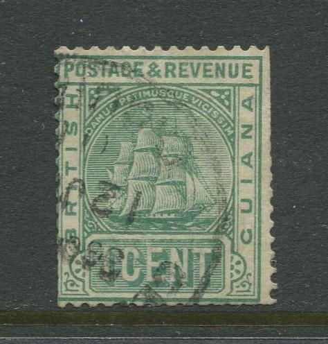 STAMP STATION PERTH British Guiana #131 - Seal Definitive Used Wmk 2 CV$0.25