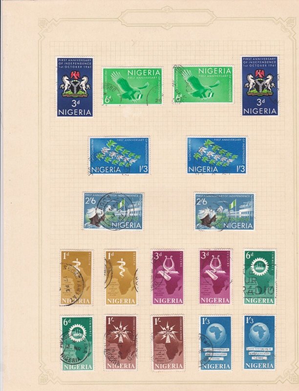 nigeria stamps sheet ref 17783 