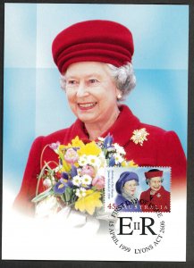 AUSTRALIA - SC#1747 Queen Elizabeth Birthday (1999) Maximum Card