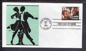 US Gershwins 1999 Unknown U/A FDC BIN