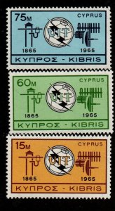 Cyprus 257-259 Set Mint Never Hinged