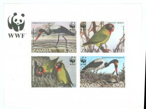 Zambia #657a Mint (NH) Souvenir Sheet (Fauna) (Wildlife) (Wwf)