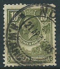 Northern Rhodesia  SG 9 Used heavy cancel 21 AP 25