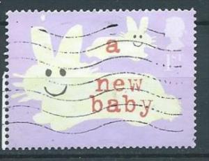 GROSSBRITANNIEN GRANDE BRETAGNE GB 2002 Rabbits (' a new baby')  1st  SG 2260...